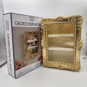 Room 2 Room Gilded Display Shelf Gold Ornate Wall Cabinet  VIRAL Five Below New